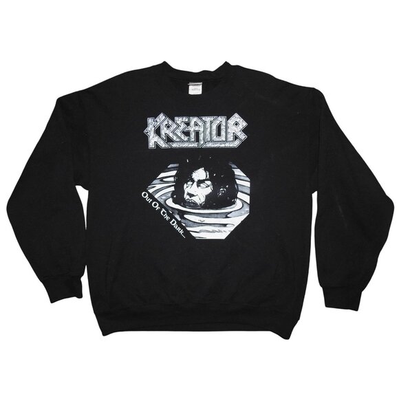 Vintage 1990s Kreator Out of the Dark Crew Neck Pullover Sweatshirt Large Sodom
